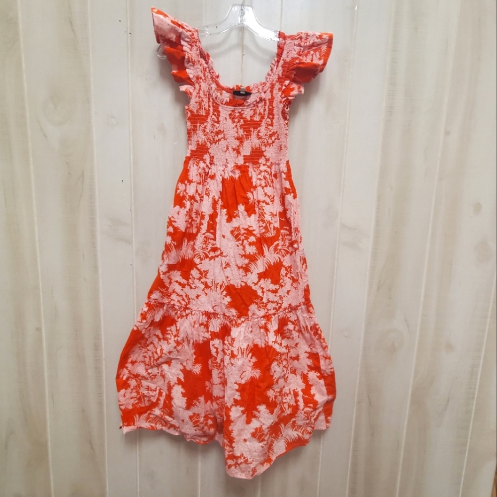 Tuckernuck Scarlet Toile Mallie Sun Dress Hyacinth Tiered - Picture 2 of 13